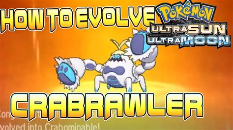 how to evolve crabrawler|pokemon ultra sun crabrawler.